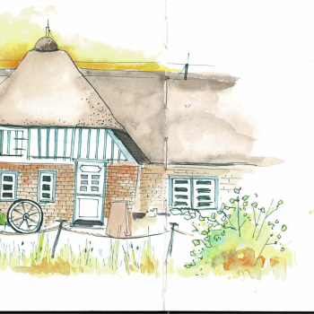 Urbansketch_Hallig-_Hooge