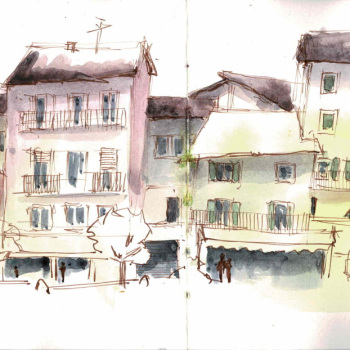 Urbansketsch_Malcesine-2