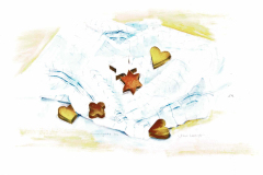 Weihnachtskarte_Gebaqeck_auf_Tuch