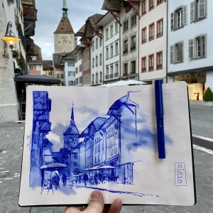 Workshop "Architektur und Perspektive einfach skizziert"