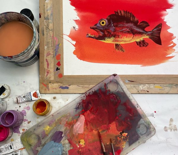 Aljosha Blau- Workshop zum Thema: "Federn, Schuppen und Barthaare: Tierbilder mit Gouache" 31.Mai & 1. Juni 2025