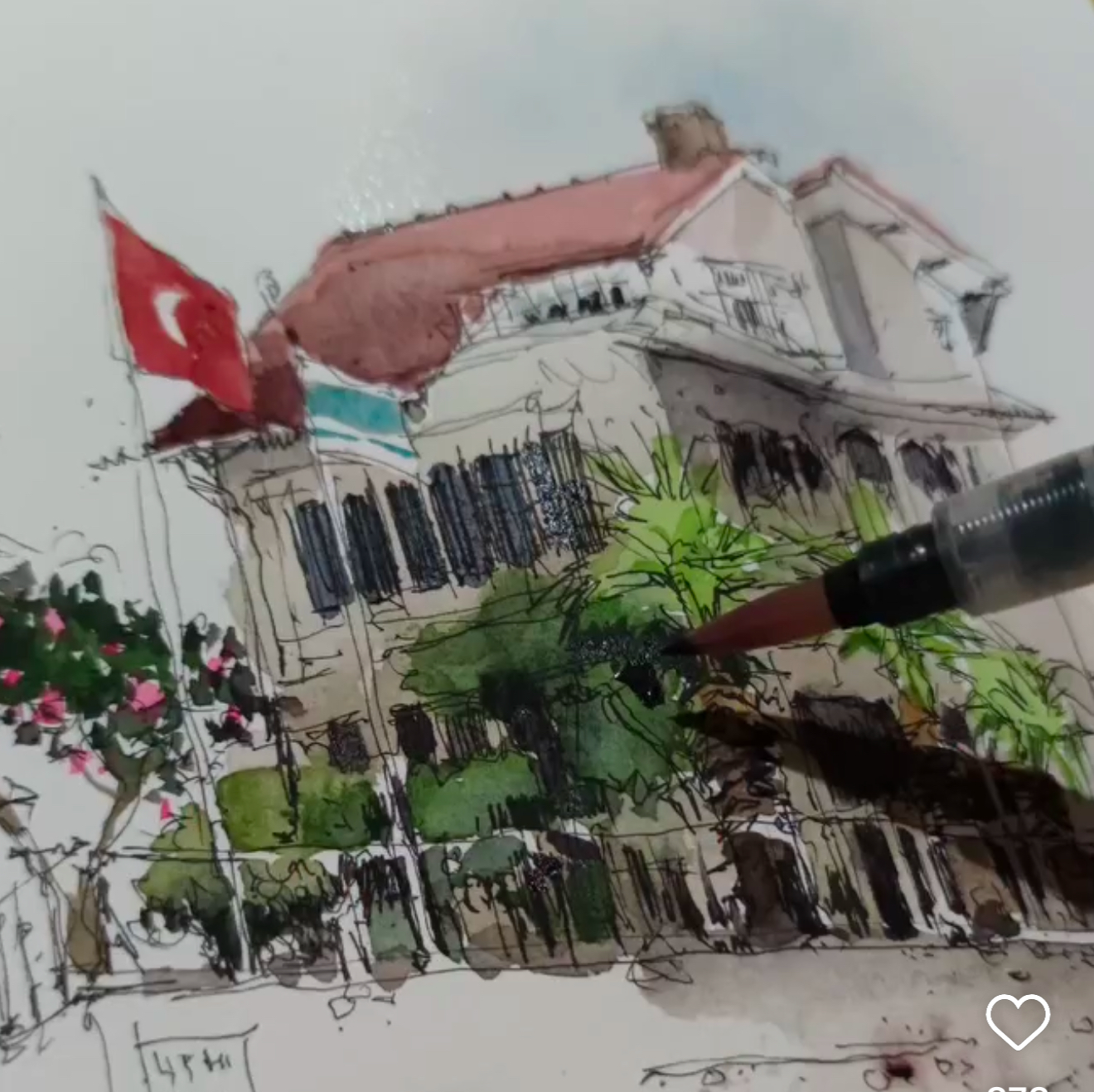 Workshop Gris „Urban Sketching für Fortgeschrittene“ 19. bis 21. Juni 25