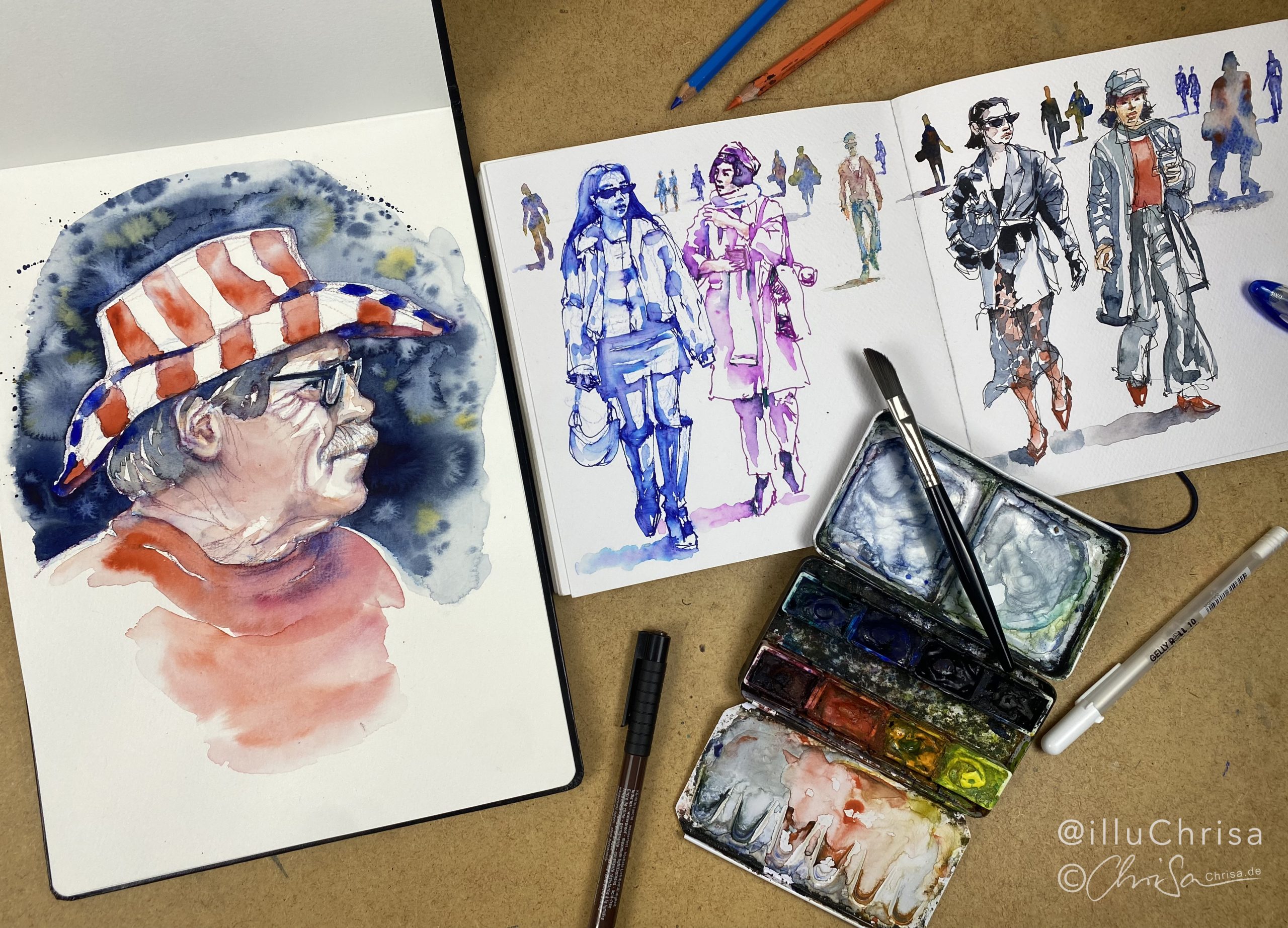 People Sketching — „ganz einfach Menschen skizzieren“ mit Illuchrisa 7. & 8. Nov. 26